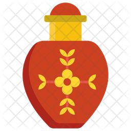 256x256 Morocco Pottery Icon Of Flat Style