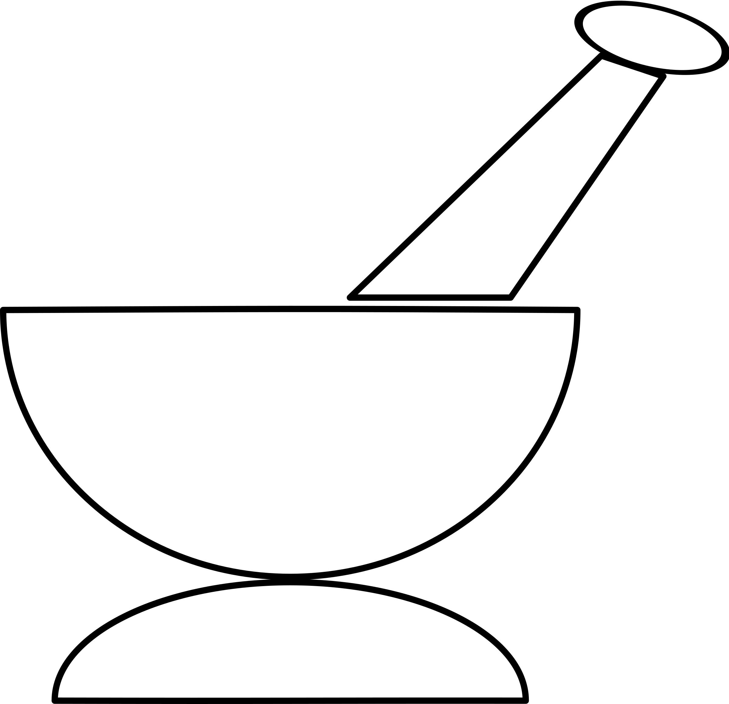 2400x2317 Mortar And Pestle Icons Png