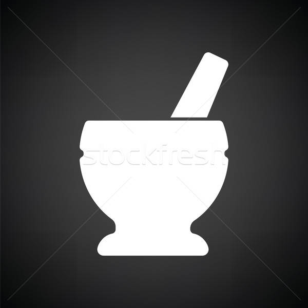 600x600 Mortar And Pestle Icon Vector Illustration Pavel Konovalov