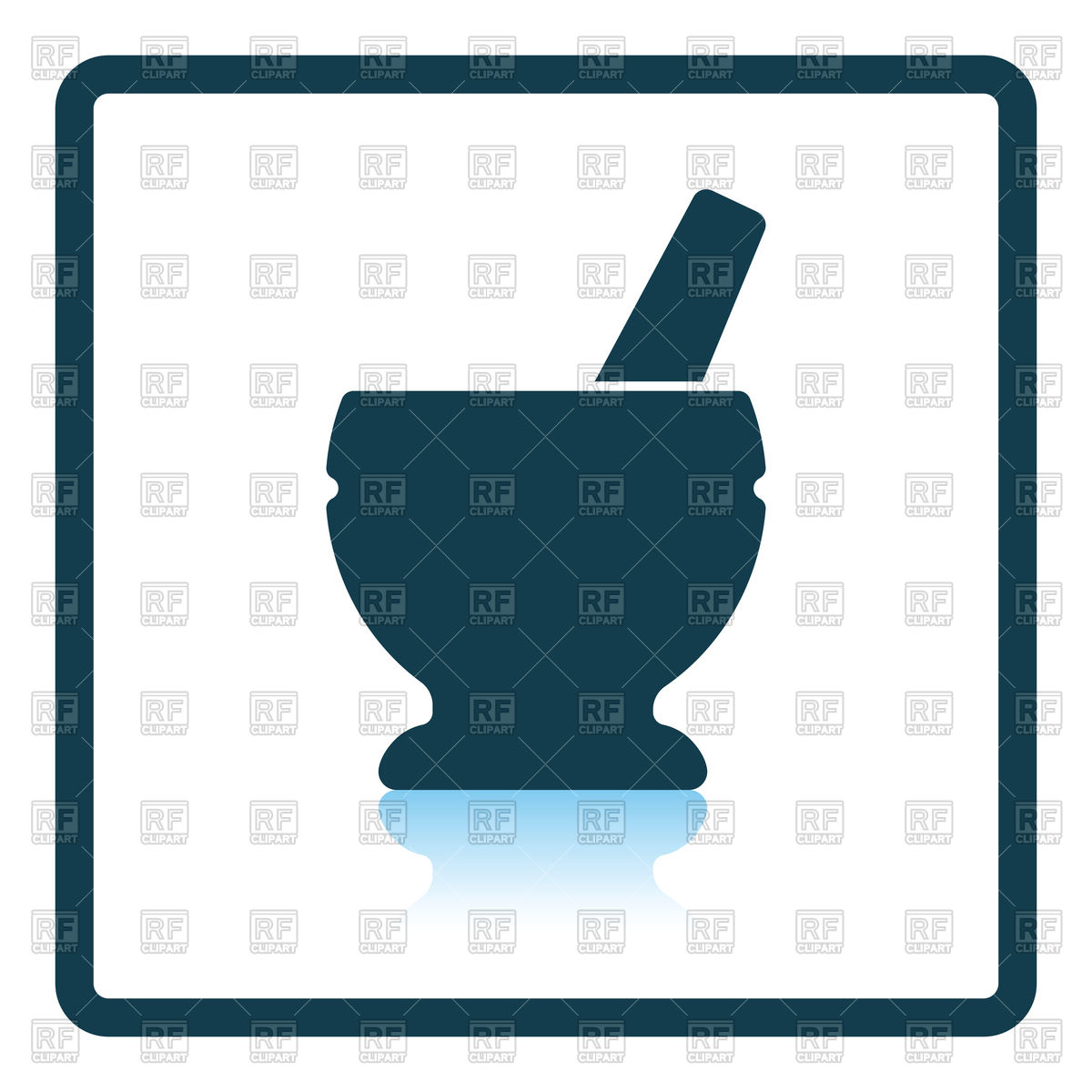 1200x1200 Mortar And Pestle Icon With Shadow Vector Image Of Icons