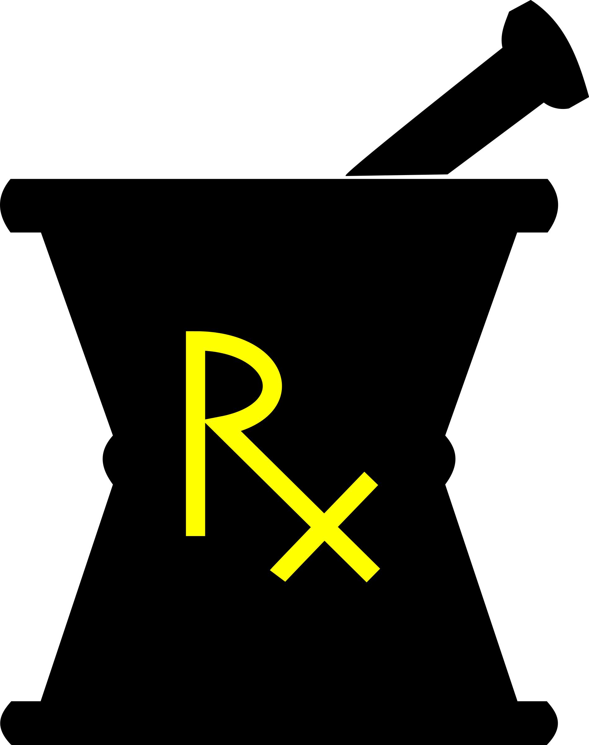 1900x2400 Pharmacy Mortar And Pestle Icons Png
