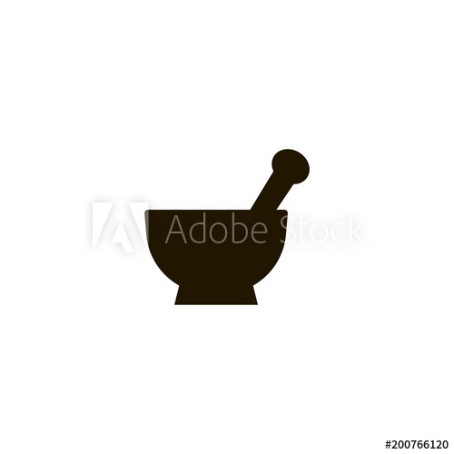 500x500 Mortar And Pestle Icon Sign Design