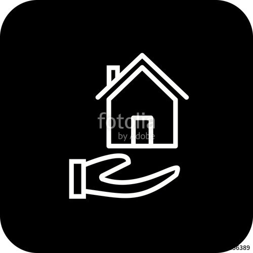 500x500 Vector Mortgage Icon Stock Image And Royalty Free Vector