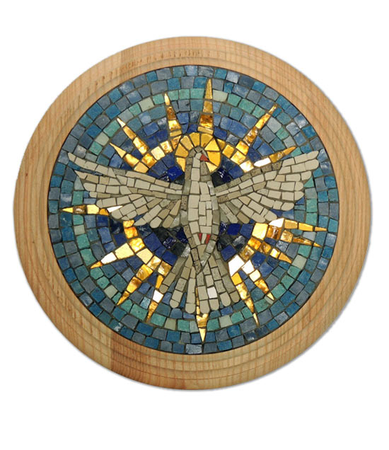 550x636 The Mosaic Icon Of The Holy Spirit