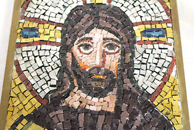 400x267 Vtg Orthodox Christian Jesus Christ Mosaic Icon Greekrussian