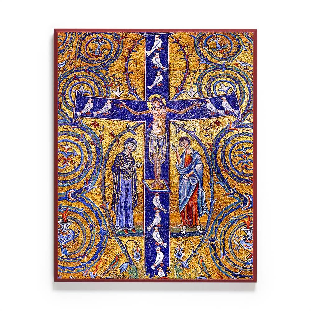 1000x1000 Crucifixion Mosaic Of San Clemente Legacy Icons