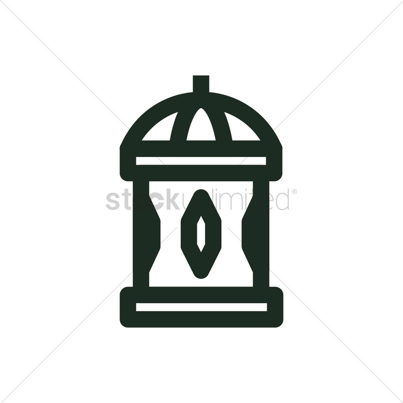 1300x1300 Mosque Icon Vector Image