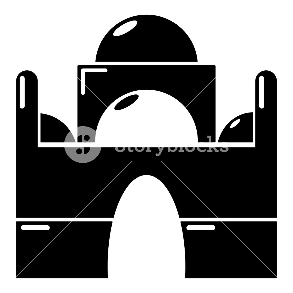 1000x1000 Mosque Icon Simple Illustration Of Mosque Vector Icon For Web