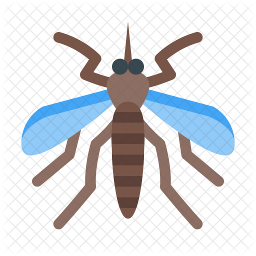 512x512 Mosquito Icon Of Flat Style