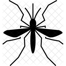 256x256 Mosquito Icon Of Glyph Style