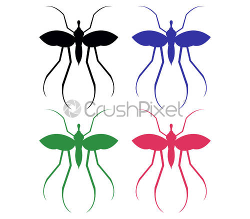 500x438 Mosquito Icon, Stock Vector Crushpixel