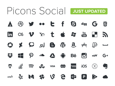 Freebie Most Popular Social Icons 400x300 Freebie Most Popular Social Icons