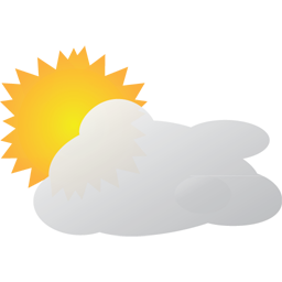 256x256 Mostly Sunny Weather Icon Download Weather Vector Icons Iconspedia