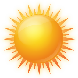 256x256 Sun Weather Icon Images