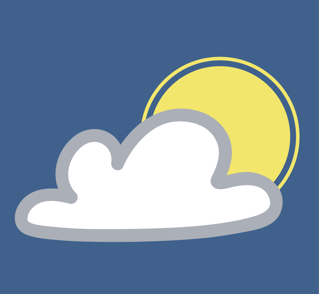 Isolated sunny weather icon Royalty Free Vector Image
