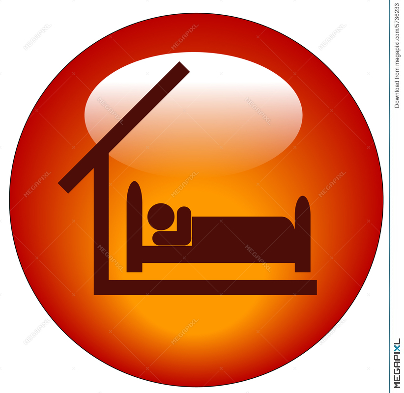822x800 Room At Hotel Or Motel Icon Illustration