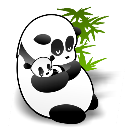 512x512 Panda Mother Icon