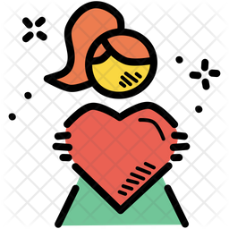 256x256 Love For Mother Icon Of Doodle Style