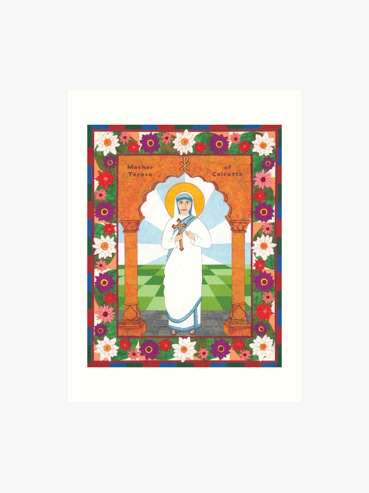750x1000 Mother Teresa Of Calcutta Icon Art Print
