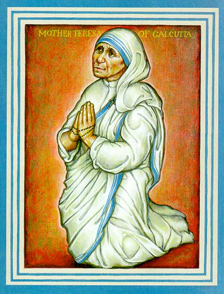 458x600 Mother Teresa Of Calcutta Icon Reproduction