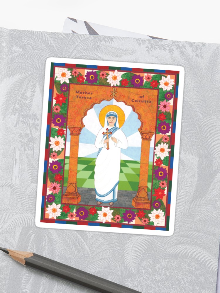 750x1000 Mother Teresa Of Calcutta Icon Sticker