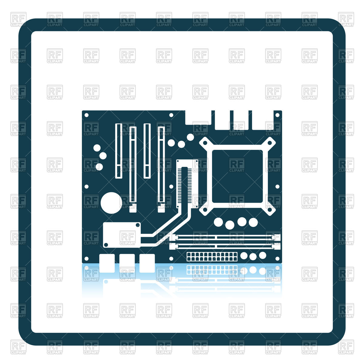 1200x1200 Motherboard Icon Vector Image Of Technology Angelp