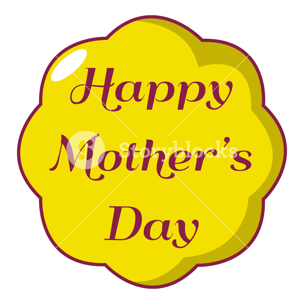 Happy Mother Day Icon Cartoon Illustration Of Happy Mother Day 1000x1000 Happy Mother Day Icon Cartoon Illustration Of Happy Mother Day