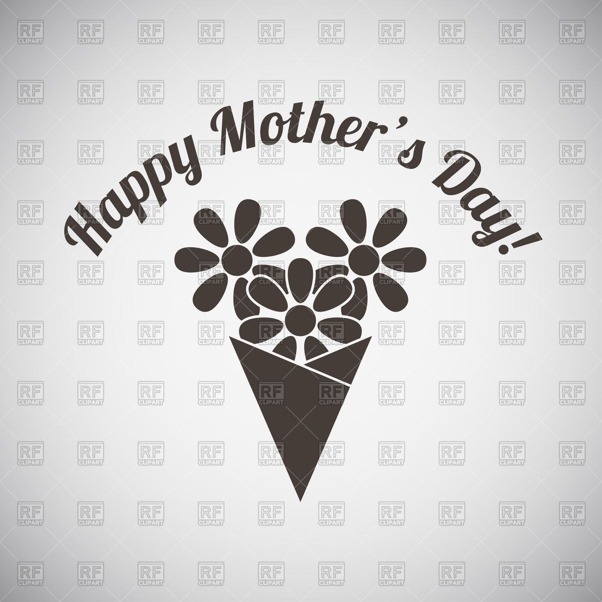 Mother's Day Icon With Flowers Vector Image Of Signs, Symbols 1200x1200 Mother's Day Icon With Flowers Vector Image Of Signs, Symbols