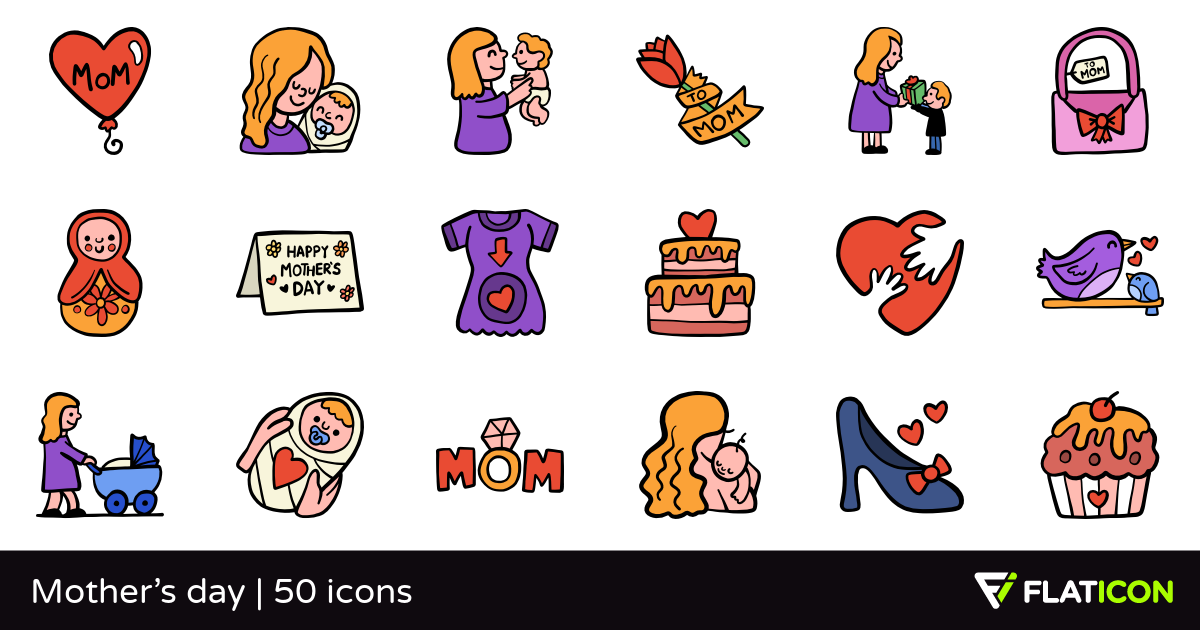 Mother's Day Free Icons 1200x630 Mother's Day Free Icons