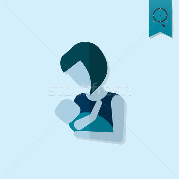 Happy Mothers Day Icon Vector Illustration Olena Ovcharenko 600x600 Happy Mothers Day Icon Vector Illustration Olena Ovcharenko