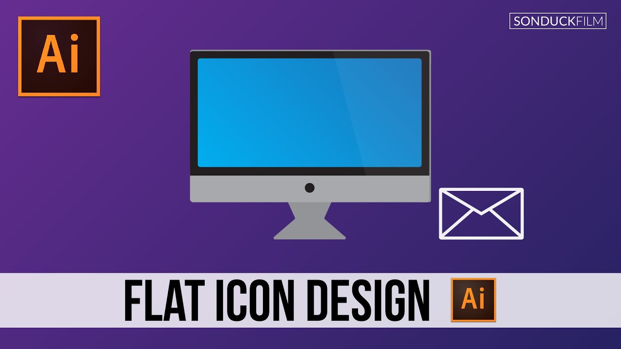 1280x720 Flat Icon Design For Motion Graphics Graphic Artists