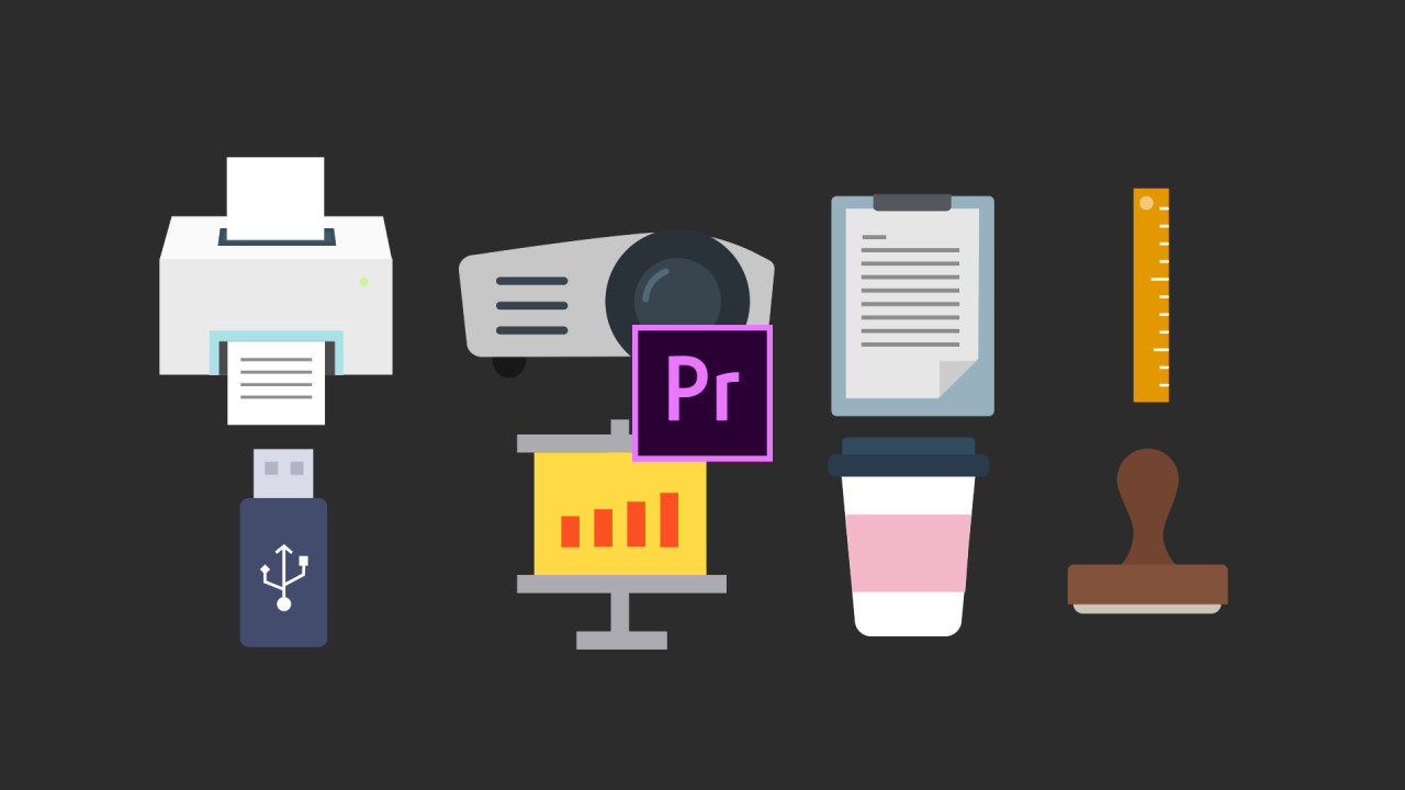 1280x720 Office Element Icons