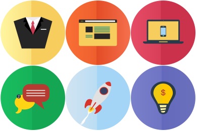 390x260 Motion Graphics Icon Services Flat Iconset