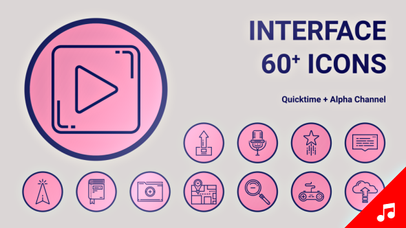 590x332 Website Interface Icon Set