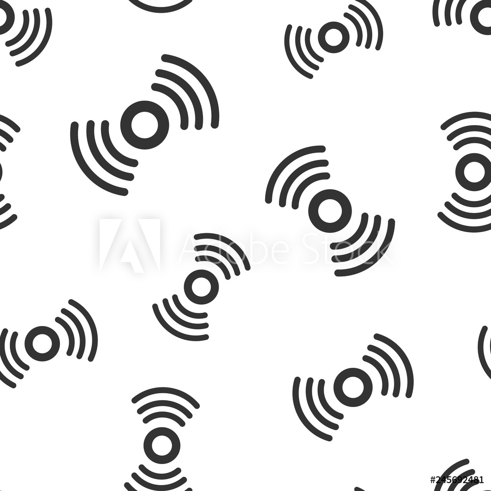 1000x1000 Photo Art Print Motion Sensor Icon Seamless Pattern Background