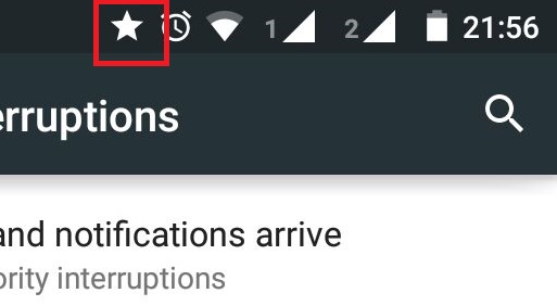 513x282 Star Symbol In Moto G Interruptions And More