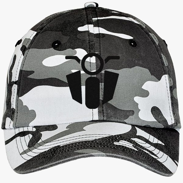 600x600 Moto Icon Camouflage Cotton Twill Cap