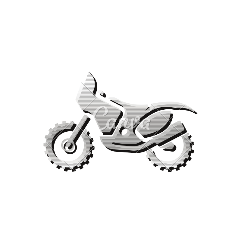 800x800 Metallic Icon Motocross