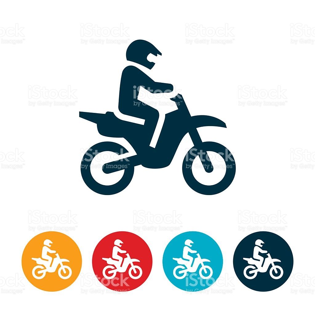 1024x1024 An Icon Of A Person Riding A Dirt Bike Or Motocross Style