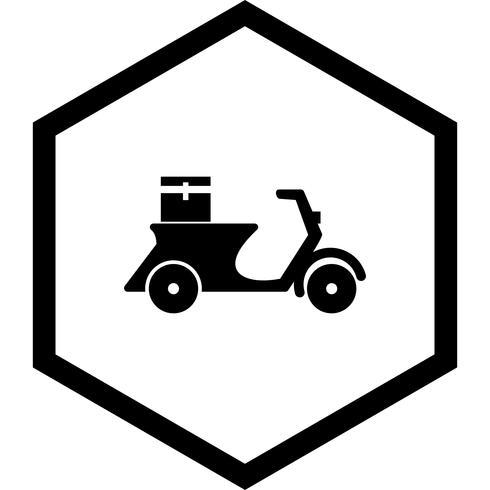 490x490 Delivery Motorbike Icon Design