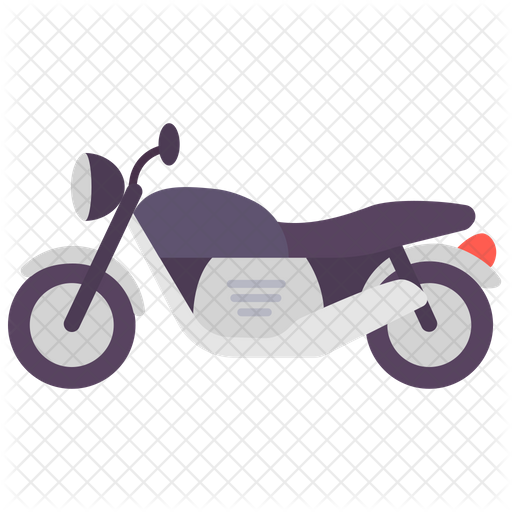 512x512 Motorbike Icon Of Flat Style