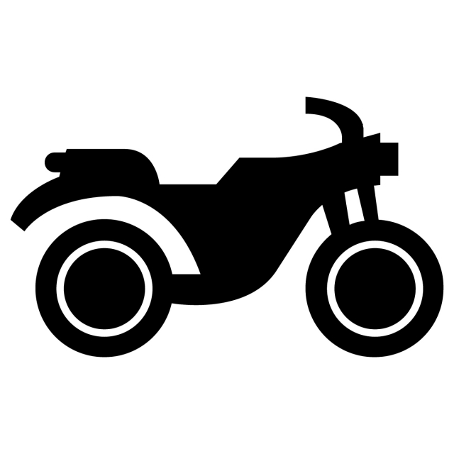 640x640 Motorcycle Icon, Transportation, Vehicle, Pictogram Png And Vector