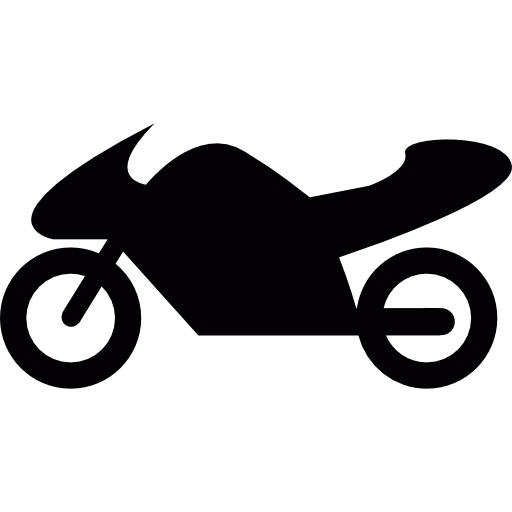 512x512 Motorcycle Of Racing Silhouette Icons Free Download