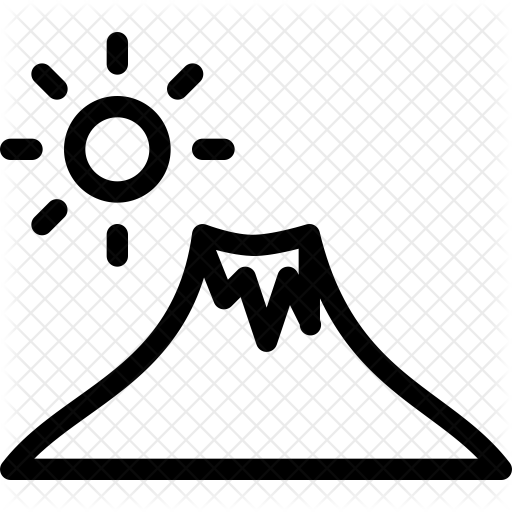 512x512 Mount Kilimanjaro Icon Of Line Style