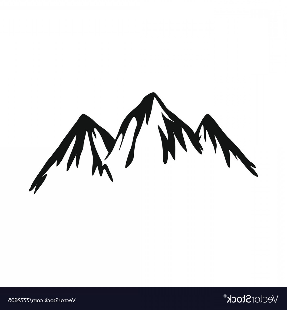 1200x1296 Mountan Simple Style Vector Geekchicpro