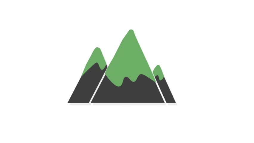 852x480 Environment Icons Animation With White Stock Footage Video