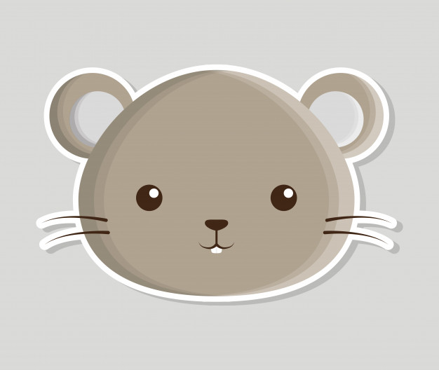 626x528 Mouse Animal Cute Little Cartoon Icon Vector Premium Download