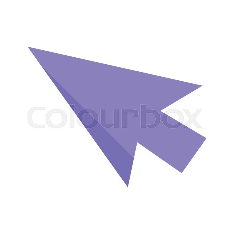 800x800 Arrow Mouse Cursor Icon Vector Stock Vector Colourbox