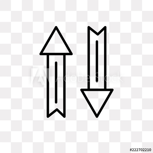 500x500 Mouse Arrow Icon On Transparent Background Modern Icons Vector