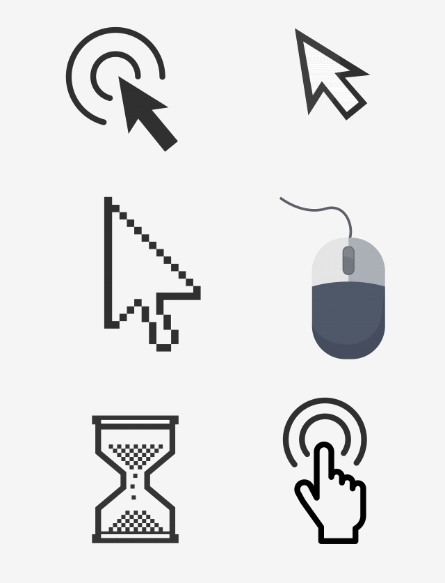 640x837 Mouse Pointer Icon Picture, Mouse Pointer Icon Vector Material